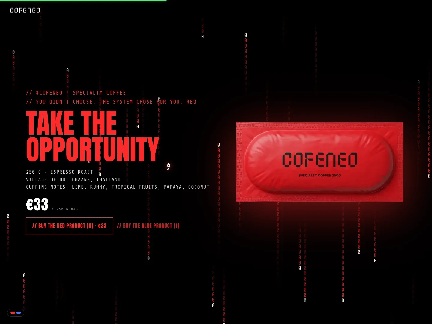 COFENEO Website: a scroll journey · Alkeme Design