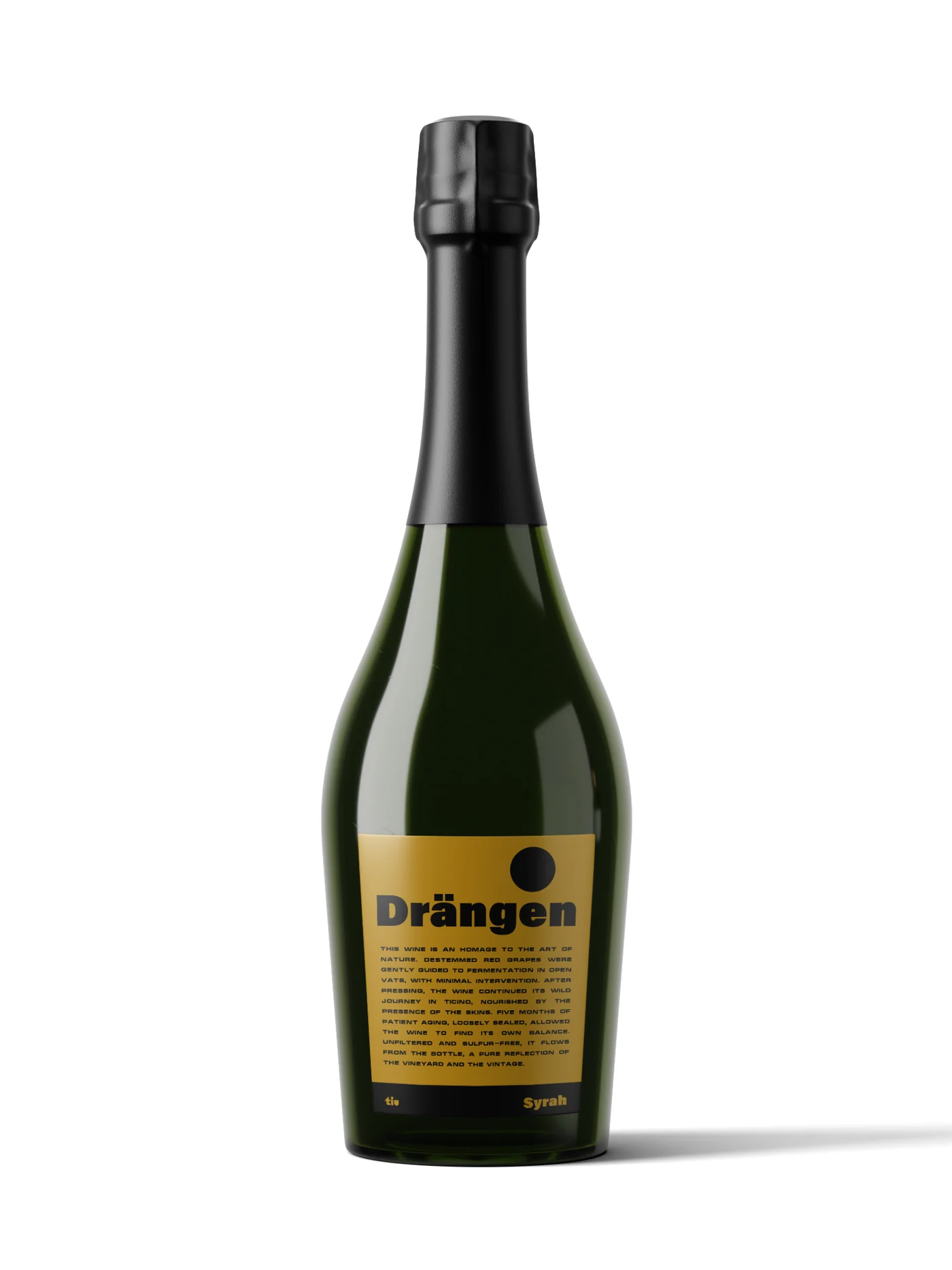 Drängen packaging · wine