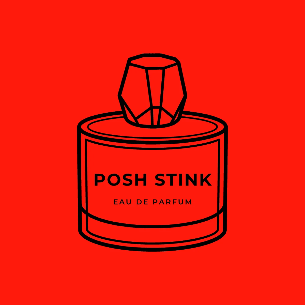 Posh Stink Logo design · Alkeme Design