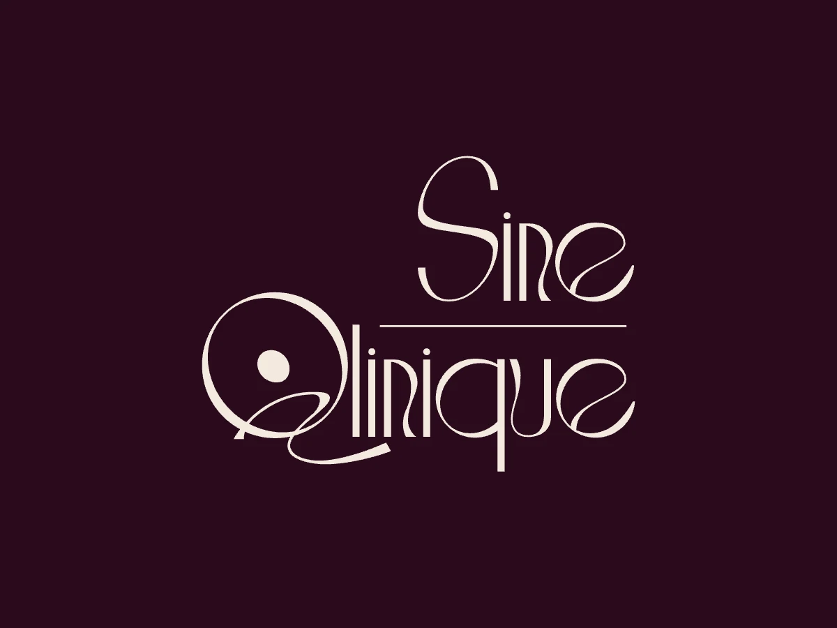 Sine Qlinique The logo · Alkeme Design