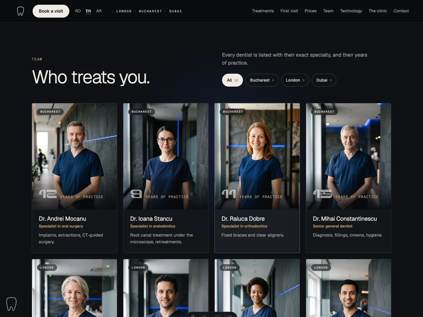 Smalț Website: the homepage · Alkeme Design